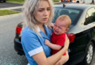 A 20-Year-Old Cleaning Girl Was Finishing Her Shift in a Quiet Wealthy Suburb — Until a Faint Cry from Inside a Parked Luxury Car Forced Her to Break the Glass, Unaware That the Baby Inside Would Expose a Truth Powerful Enough to Shake Everything Behind Those Perfect Front Doors